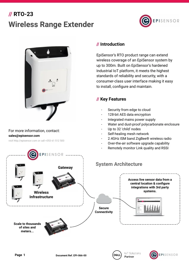 RTO-23 Wireless Range Extender - first page preview