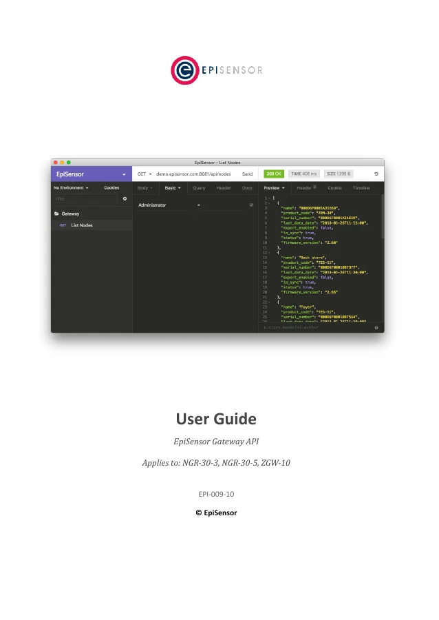Gateway API Reference - first page preview