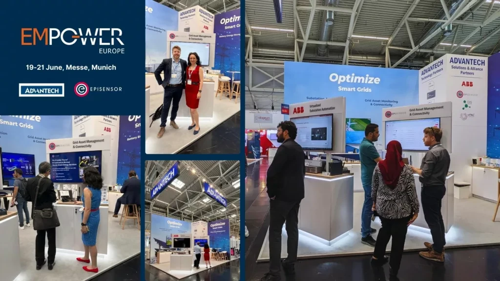 The EpiSensor and Advantech Europe stand at EM-Power Europe in Munich.