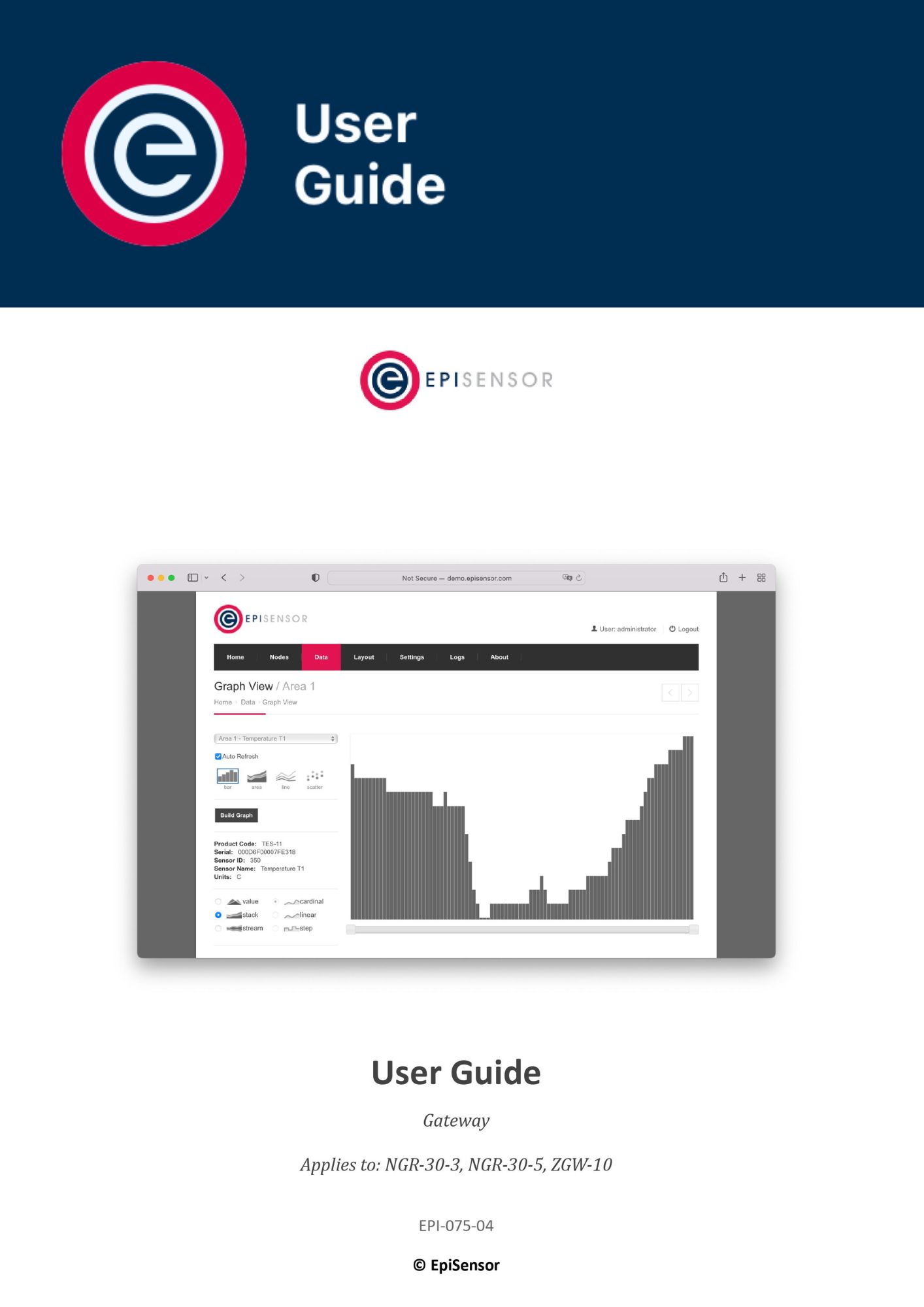 User Guide EpiSensor Gateway User Guide EpiSensor Gateway