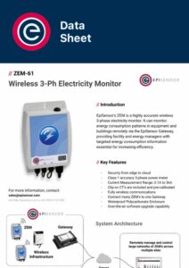 Datasheet Wireless 3-Ph Electricity Monitor ZEM-61
