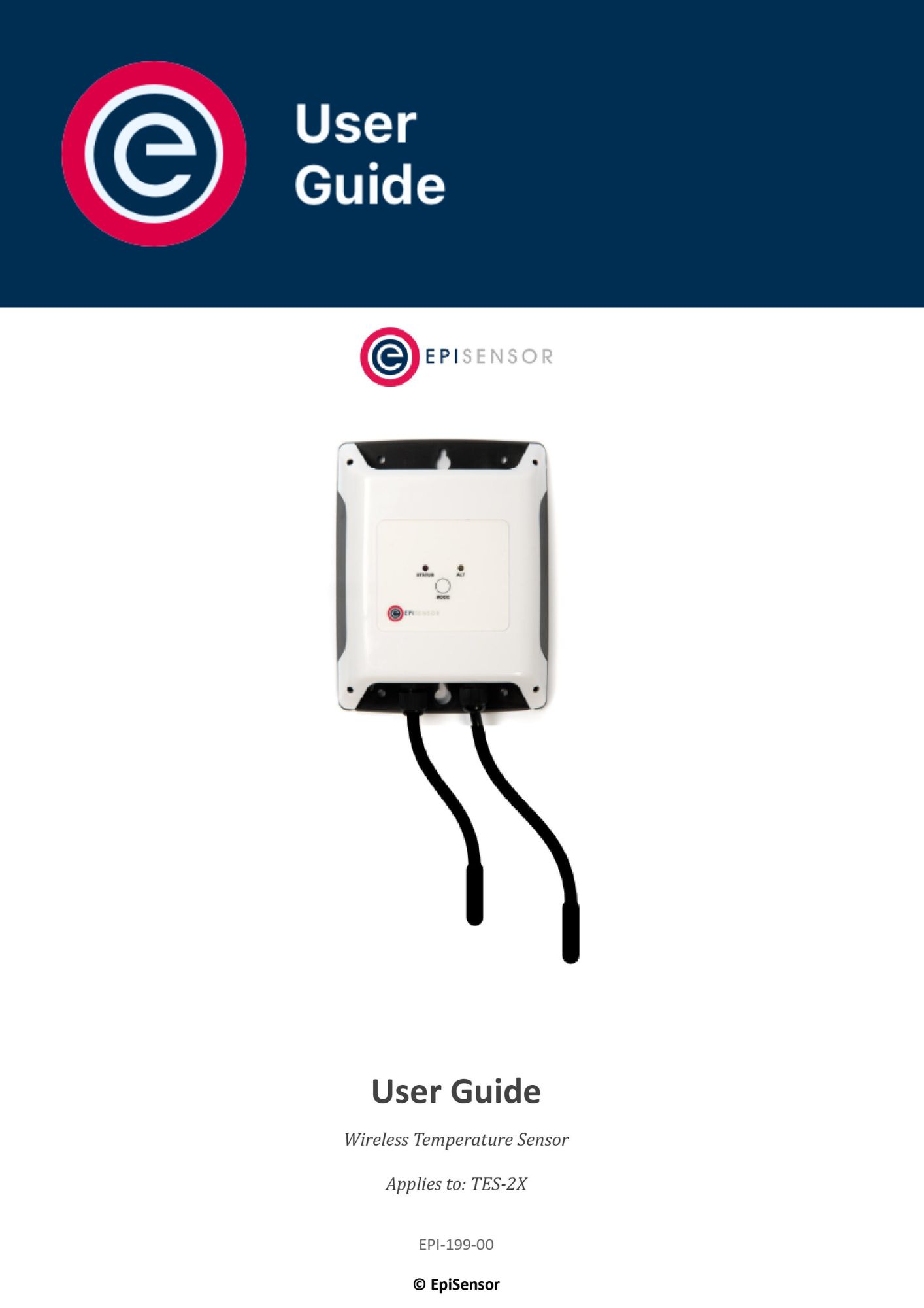 User Guide EpiSensor TES 2x User Guide EpiSensor TES 2x