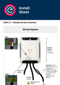 Install Sheet Wireless M-Bus Interface ZHM-21