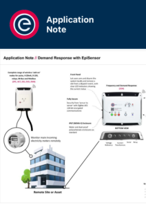 Application Note Demand Response with EpiSensor