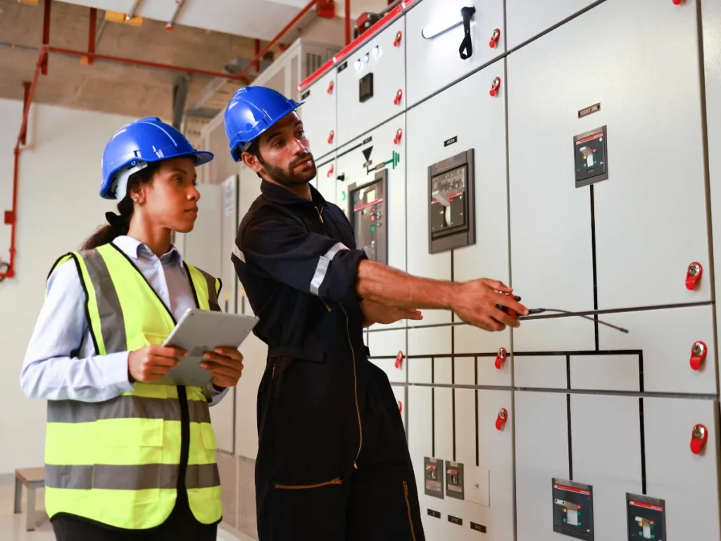 Engineers in Factory Energy Management