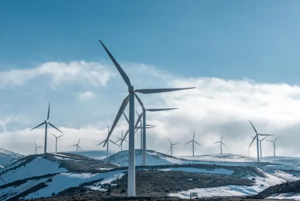 Wind turbines symbolising EpiSensor's aim to drive the transition to sustainable energy